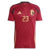 Original Fußballtrikot Belgien Batshuayi 23 Heimtrikot EURO 2024 Für Herren